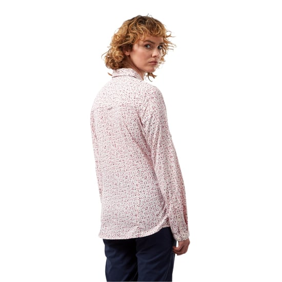 Craghoppers Womens/Ladies Regular Long-Sleeved Shirt (Raspberry) - Image 2