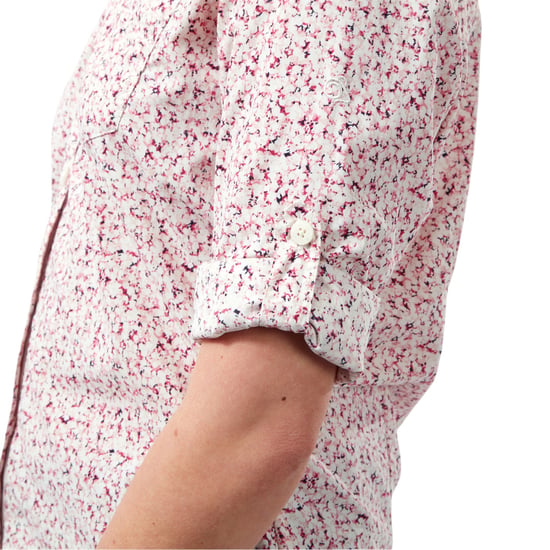 Craghoppers Womens/Ladies Regular Long-Sleeved Shirt (Raspberry) - Image 4