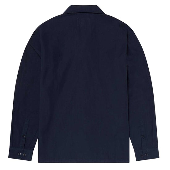 Albam Herenoverhemd met Revere-kraag en lange mouwen (Donkere marine) - Image 2