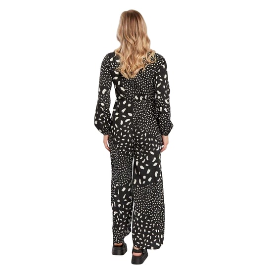 Influence Dames/Dames Relaxed Fit Jumpsuit met lange mouwen (Zwart, Wit) - Image 2