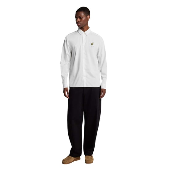 Lyle & Scott Heren Regular Shirt Met Lange Mouwen (Wit) - Image 4