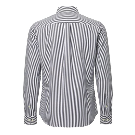 Lacoste Heren Gestreept Normaal Overhemd Met Lange Mouwen (Wit/Zwaar) - Image 2