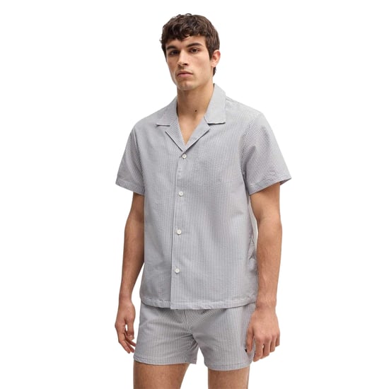 Boss Heren Strandshirt (Marine) - Image 3