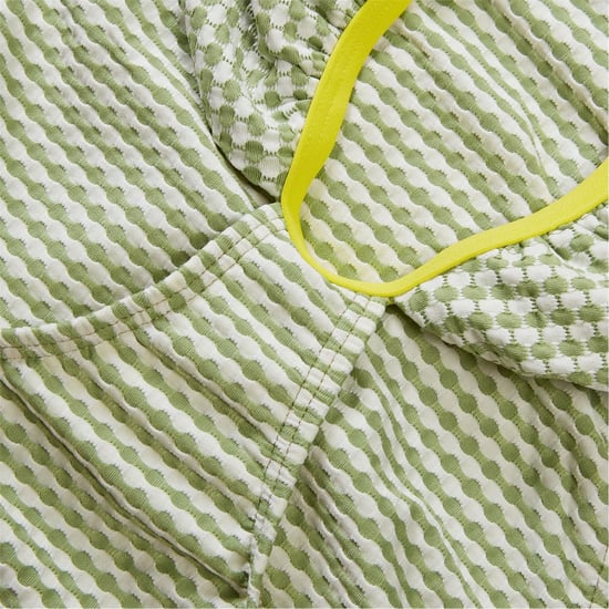 Speedo Dameszwempak met uitgesneden details in gingham-motief (Groen) - Image 3