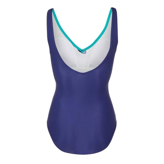 Zoggs Womens/Ladies Printed Wrap Front One Piece Swimsuit (Blue) - Image 2
