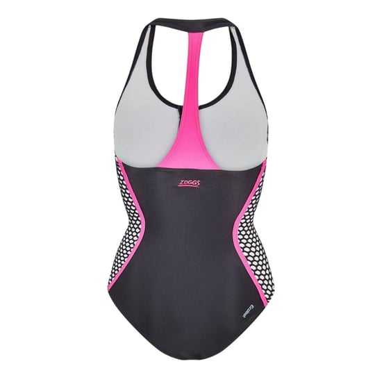 Zoggs Womens/Ladies Front Zip One Piece Swimsuit (Multicoloured) - Image 2