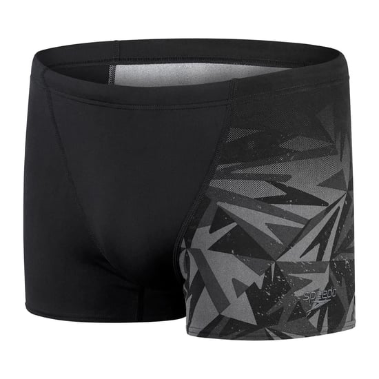 Speedo Geometrische zwemshort heren (Zwart/Grijs) - Image 1