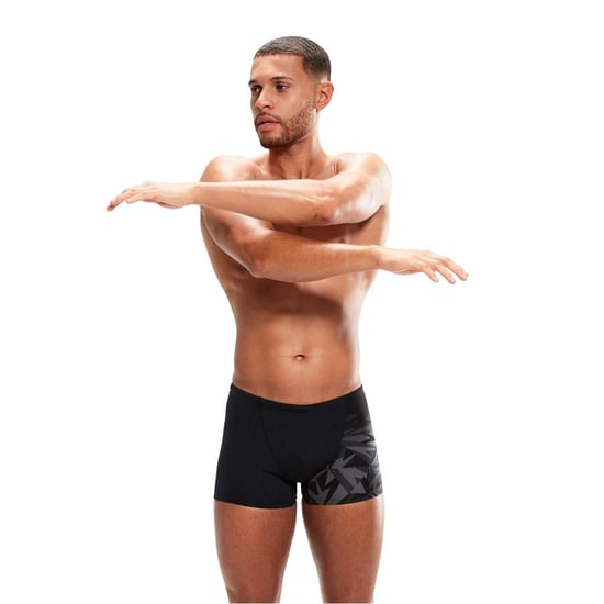 Speedo Geometrische zwemshort heren (Zwart/Grijs) - Image 3