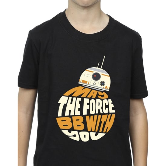 Star Wars Pojkar May The Force BB8 T-shirt (Svart) - Image 3