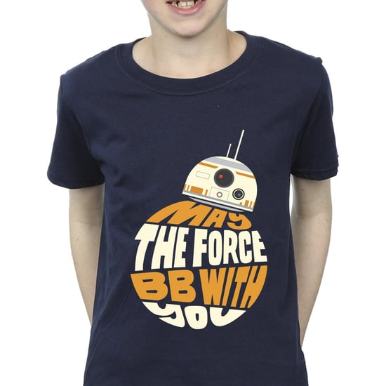 Star Wars Pojkar May The Force BB8 T-shirt (Marinblått) - Image 3