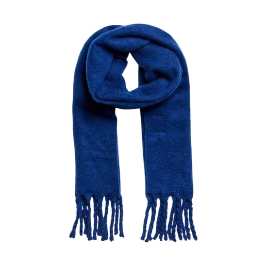 Pieces Dames/Dames sjaal met franje en structuur (Blauw) - Image 1