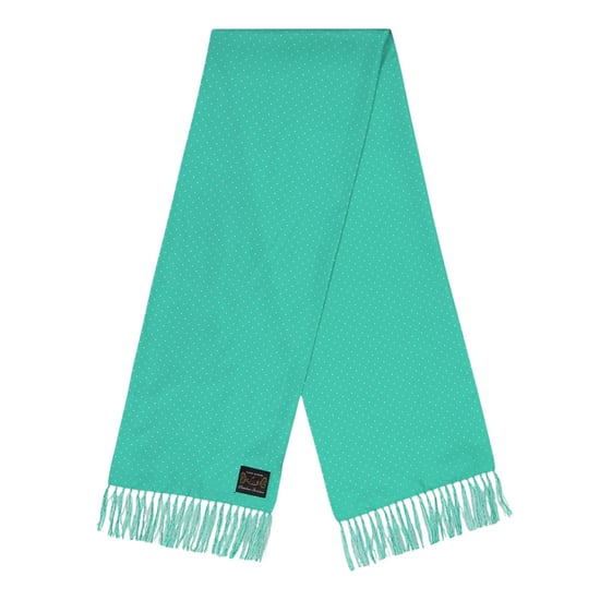 Luke Unisex sjaal voor volwassenen met stippen, van middelzwaar materiaal (Muntgroen) - Image 1