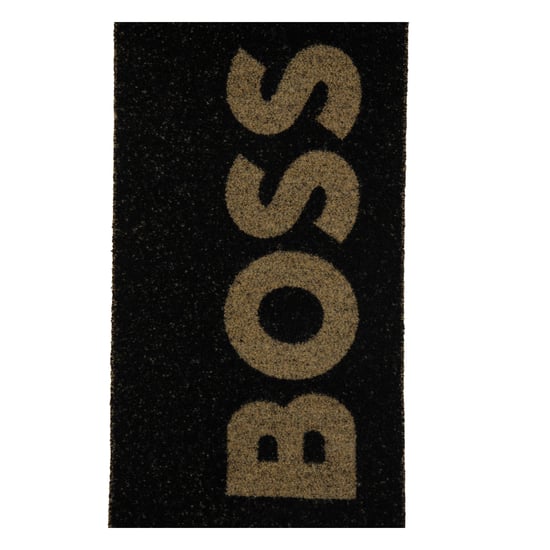 Boss Armin jacquard sjaal met logo (Zwart) - Image 2