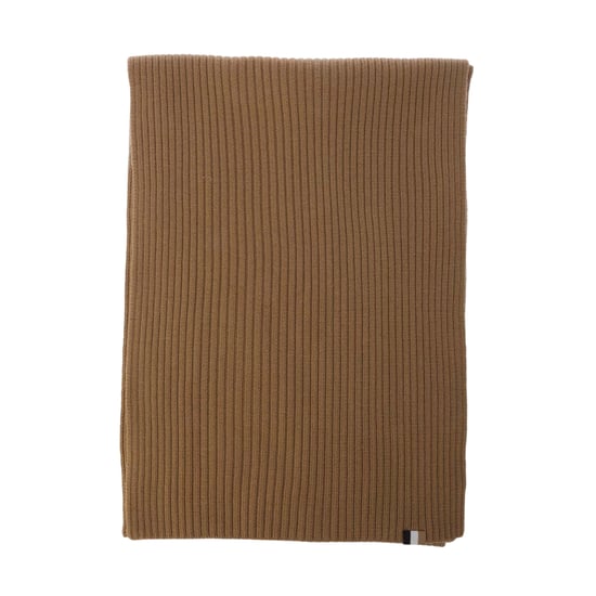 Boss Unisex Vuxen Lyarana Ribbstickad Halsduk (Medium Beige) - Image 3