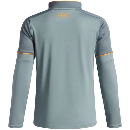 Boys Under Armour Training Quarter Zip Juniors in Jasper Blue - Image 2