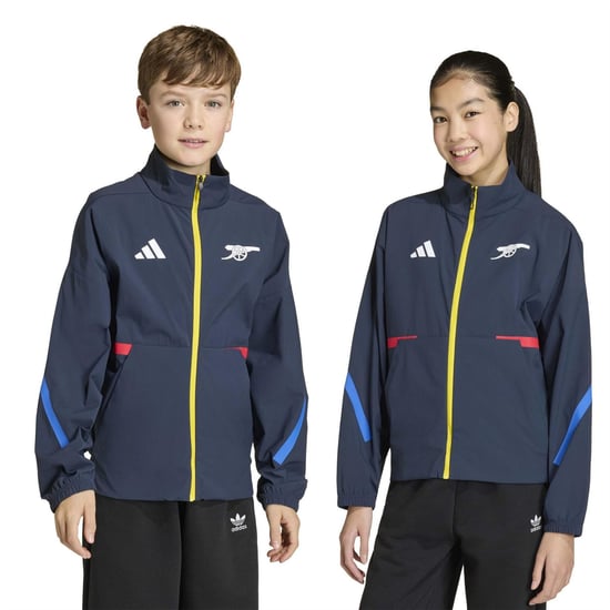 Boys adidas Afc Anth Jkt Jn99 in Ntnavy - Image 2