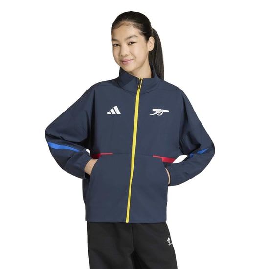 Boys adidas Afc Anth Jkt Jn99 in Ntnavy - Image 4