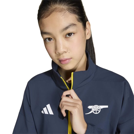 Boys adidas Afc Anth Jkt Jn99 in Ntnavy - Image 6