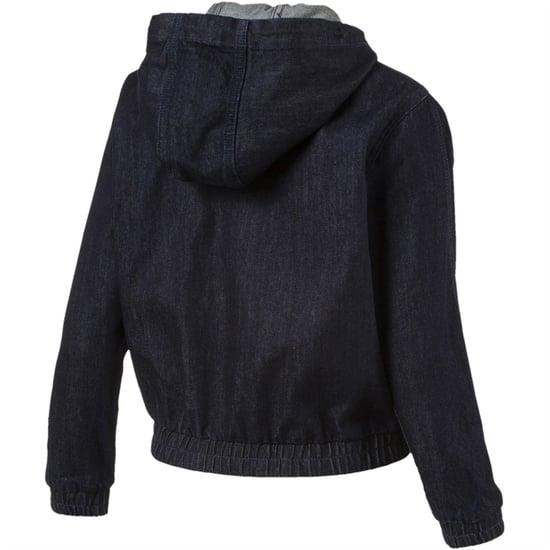 Women's Puma Denim T7 Track Jacket Womens in Black - Image 2