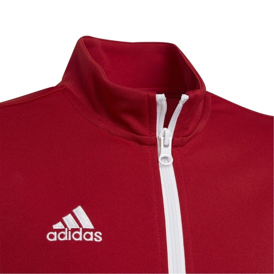 Boys adidas Entrada 22 Track Top Long Sleeve Full Tracksuit in Power Red - Image 2