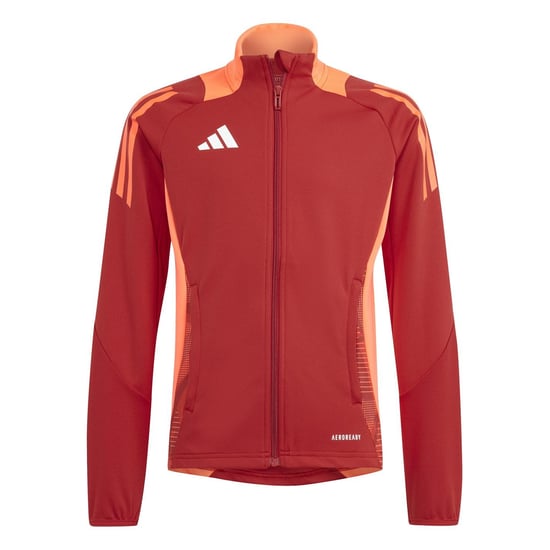 Boys adidas Tiro24 Kids Funnel Neck Raglan Sleeve Athletic Top in Power Red - Image 1
