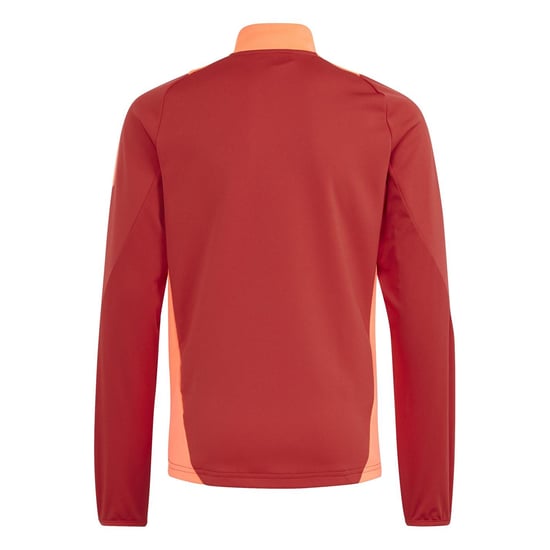 Boys adidas Tiro24 Kids Funnel Neck Raglan Sleeve Athletic Top in Power Red - Image 3