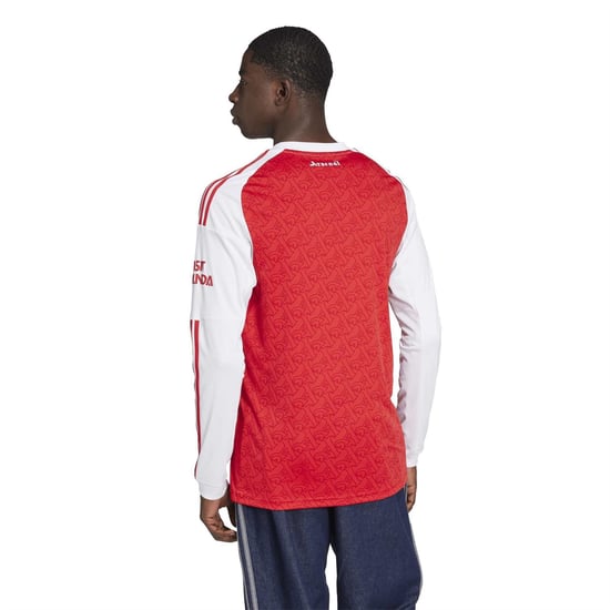 Men's adidas Arsenal Home Shirt Long Sleeve 2025 26 in Red/White - Image 4