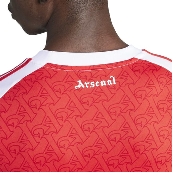 Men's adidas Arsenal Home Shirt Long Sleeve 2025 26 in Red/White - Image 6