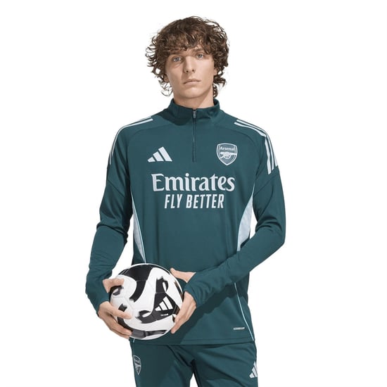 Men's adidas Arsenal Tiro 25 Competition Training Top in Green/Blue - Image 2