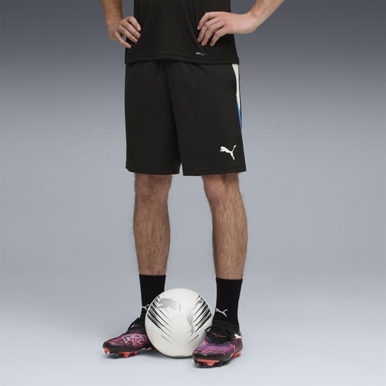 Men's Puma Individualliga Training Shorts 2 (op Football Shorts in Black/Wh - Image 3