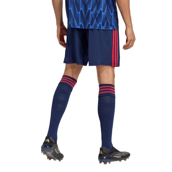 Men's adidas Away Shorts 2025 2026 Adults in Blue/Grey - Image 3