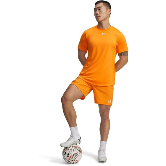Men's Under Armour Pro Shorts Mens in Orange - Image 3