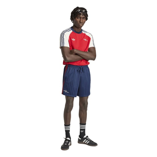 Men's adidas Arsenal Originals Shorts 25 26 in Blue/White - Image 6