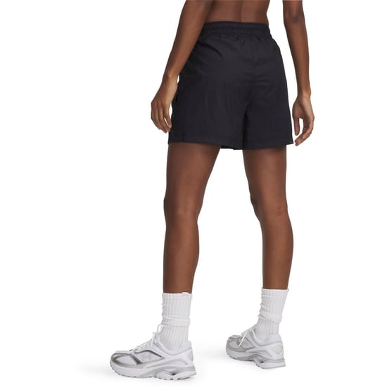 Women's Under Armour Rival Woven Shorts in Black - Image 2