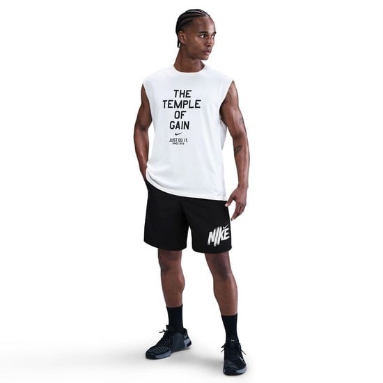 Men's Nike M Nk Df Form 9I in Black/White - Image 2