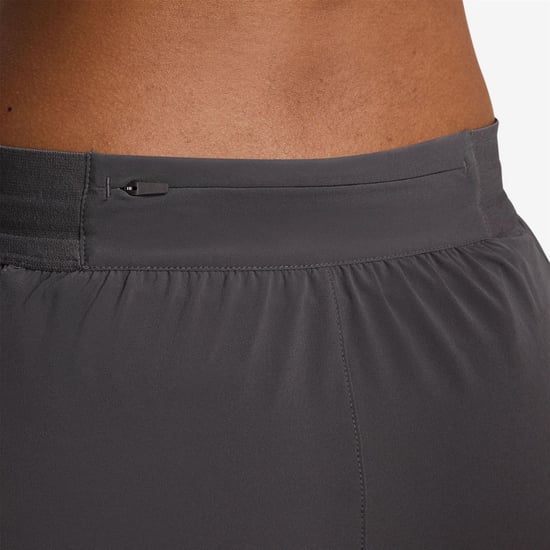 Women's Nike Fit Swift Mid Rise 3 2 In 1 Shorts in Thunder Grey - Image 4