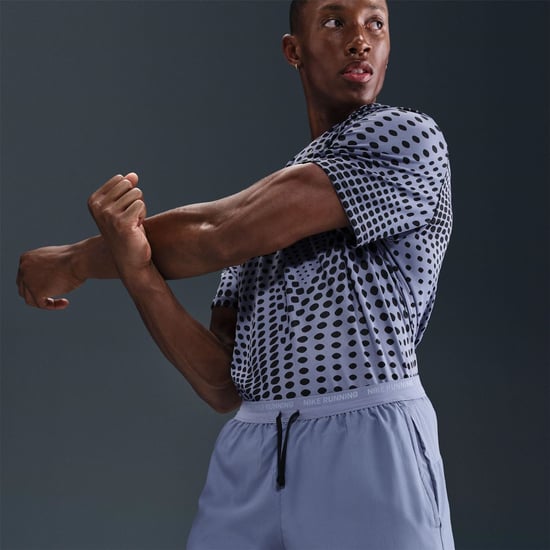 Men's Nike Dri FIT 5 Brief Lined Running Shorts in World Indigo - Image 6