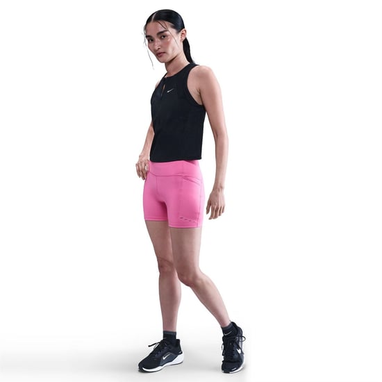 Women's Nike Dri Fit Compression Bermuda Shorts in Playful Pink - Image 1