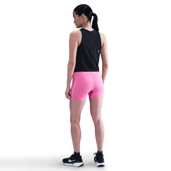Women's Nike Dri Fit Compression Bermuda Shorts in Playful Pink - Image 2