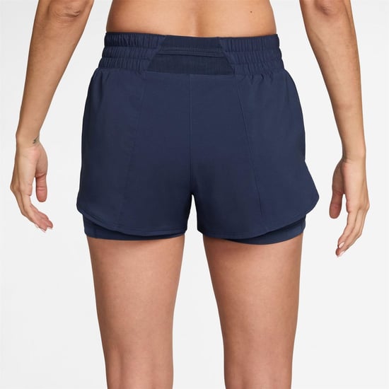 Women's Nike Pro Flex 2 in 1 Shorts in Midnight Navy - Image 1