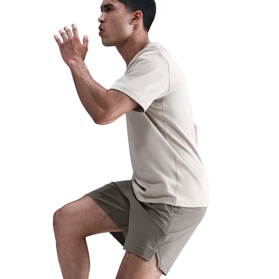 Men's Nike FIT Unlimited 7 Unlined Woven Fitness Shorts in Cave Stone - Image 5