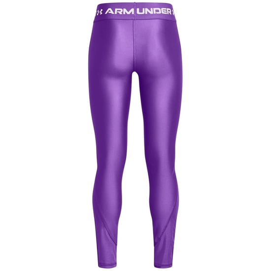 Girls Under Armour Solid Patterned Shapewear Leggings in Purple - Image 2