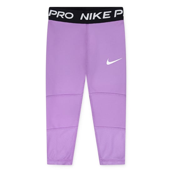 Girls Nike Pro Leggings in Rush Fuchsia - Image 2