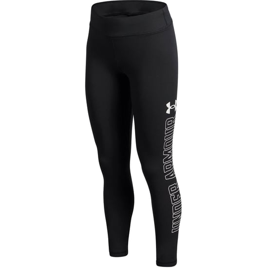 Girls Under Armour Motion Branded Le in Black - Image 3