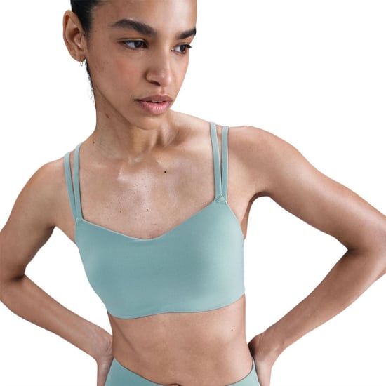 Women's Nike Alate Spaghetti Strap Cropped Bra in Cannon - Image 1