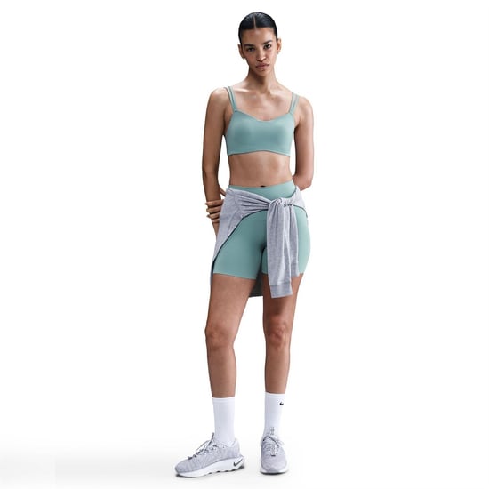 Women's Nike Alate Spaghetti Strap Cropped Bra in Cannon - Image 3