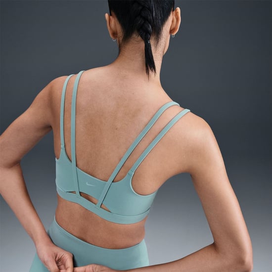 Women's Nike Alate Spaghetti Strap Cropped Bra in Cannon - Image 6