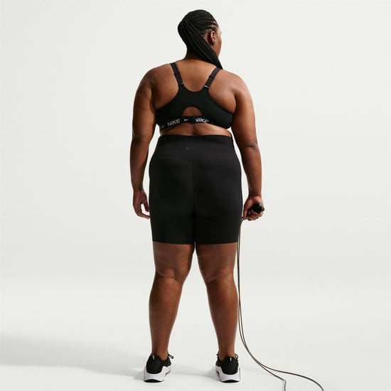Women's Nike W Nk Df Indy Hg in Black/Black/Whi - Image 4