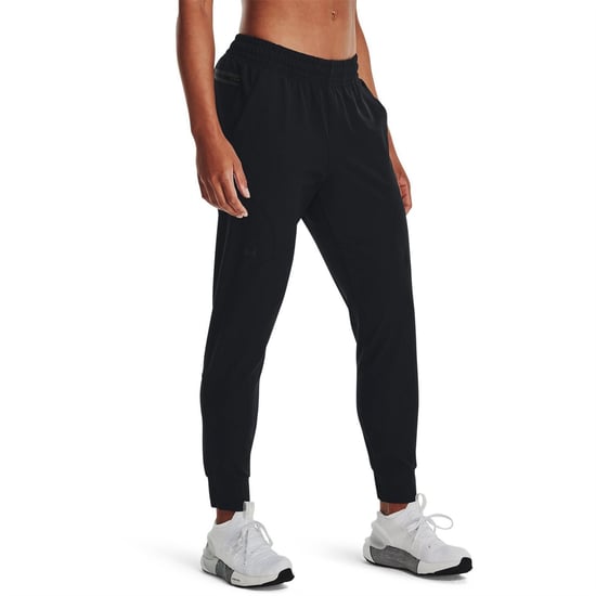 Women's Under Armour Armour Ua Unstoppable Jogger Tracksuit Bottom in Black - Image 3