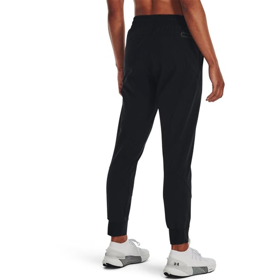 Women's Under Armour Armour Ua Unstoppable Jogger Tracksuit Bottom in Black - Image 4